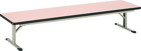 カラー座卓　EST-1860　ピンク